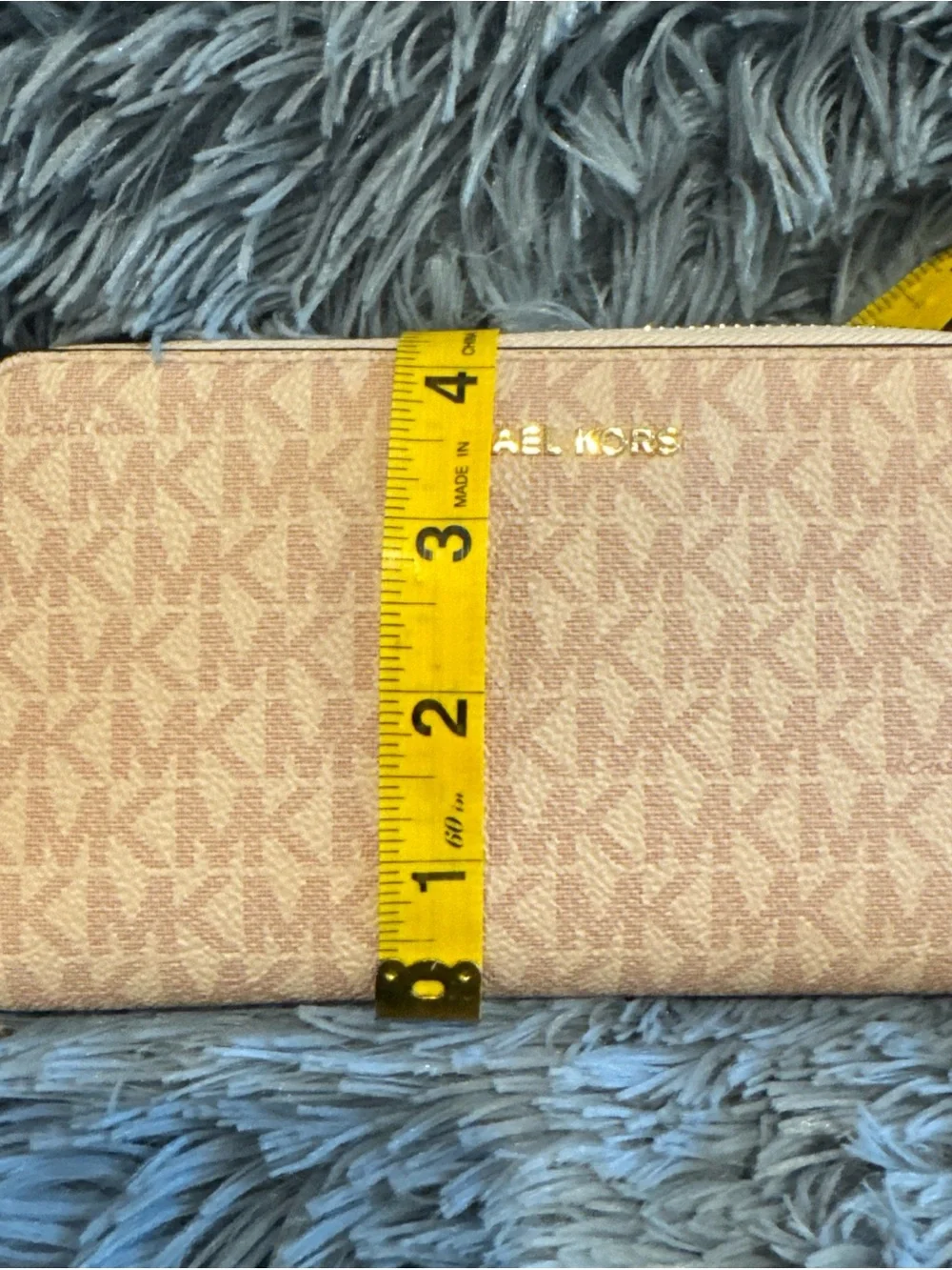 NWT New Michael Kors Large Jet Set Wristlet Wallet Jet Set “Ballet” Pink Classic
